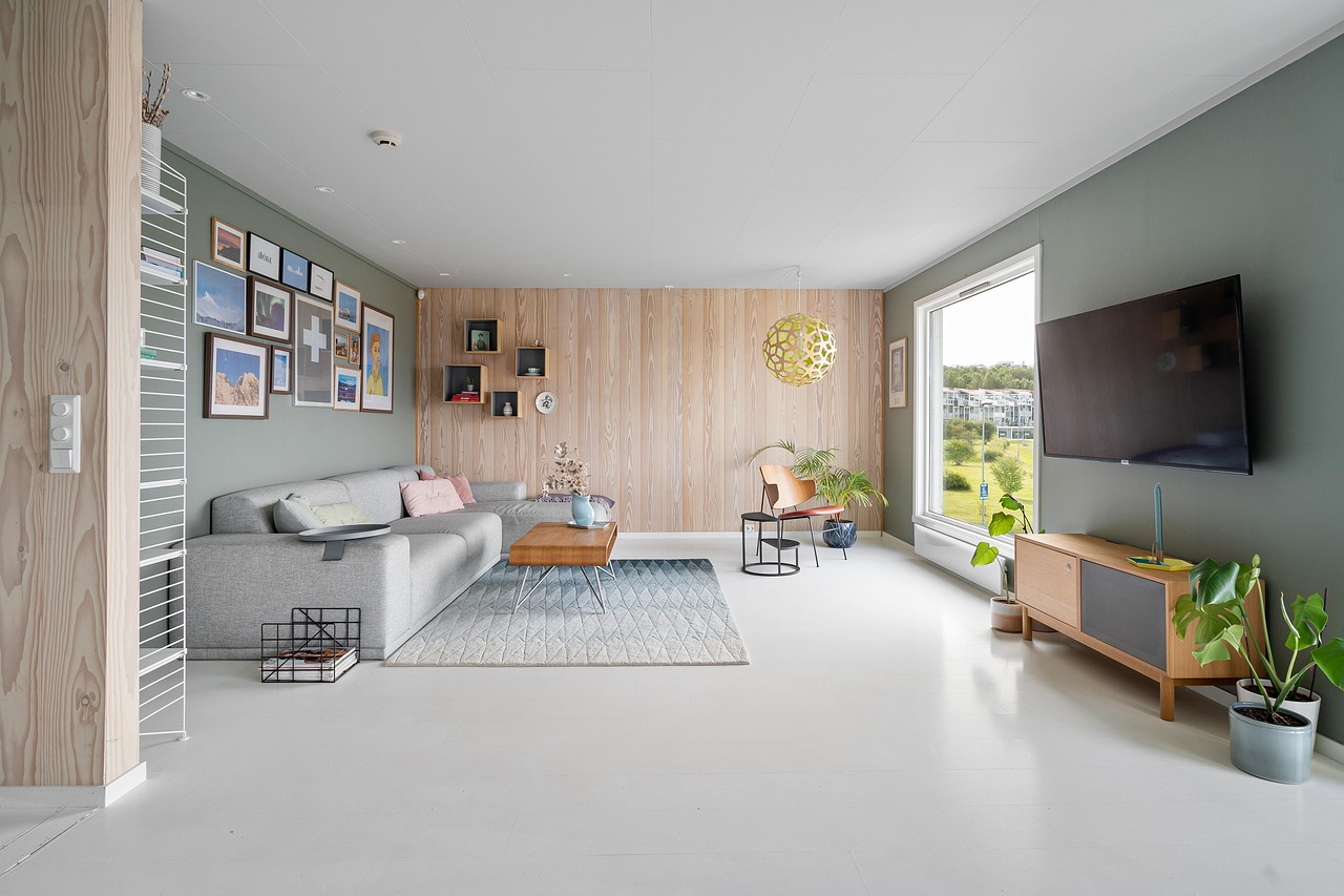 一人暮らしの部屋に置かれたソファ
